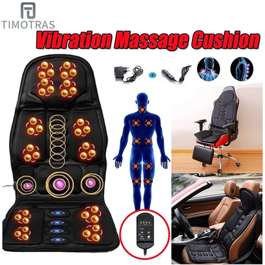 TIMOTRAS Car Home Full Body Cervical Massager with European Standard Charger