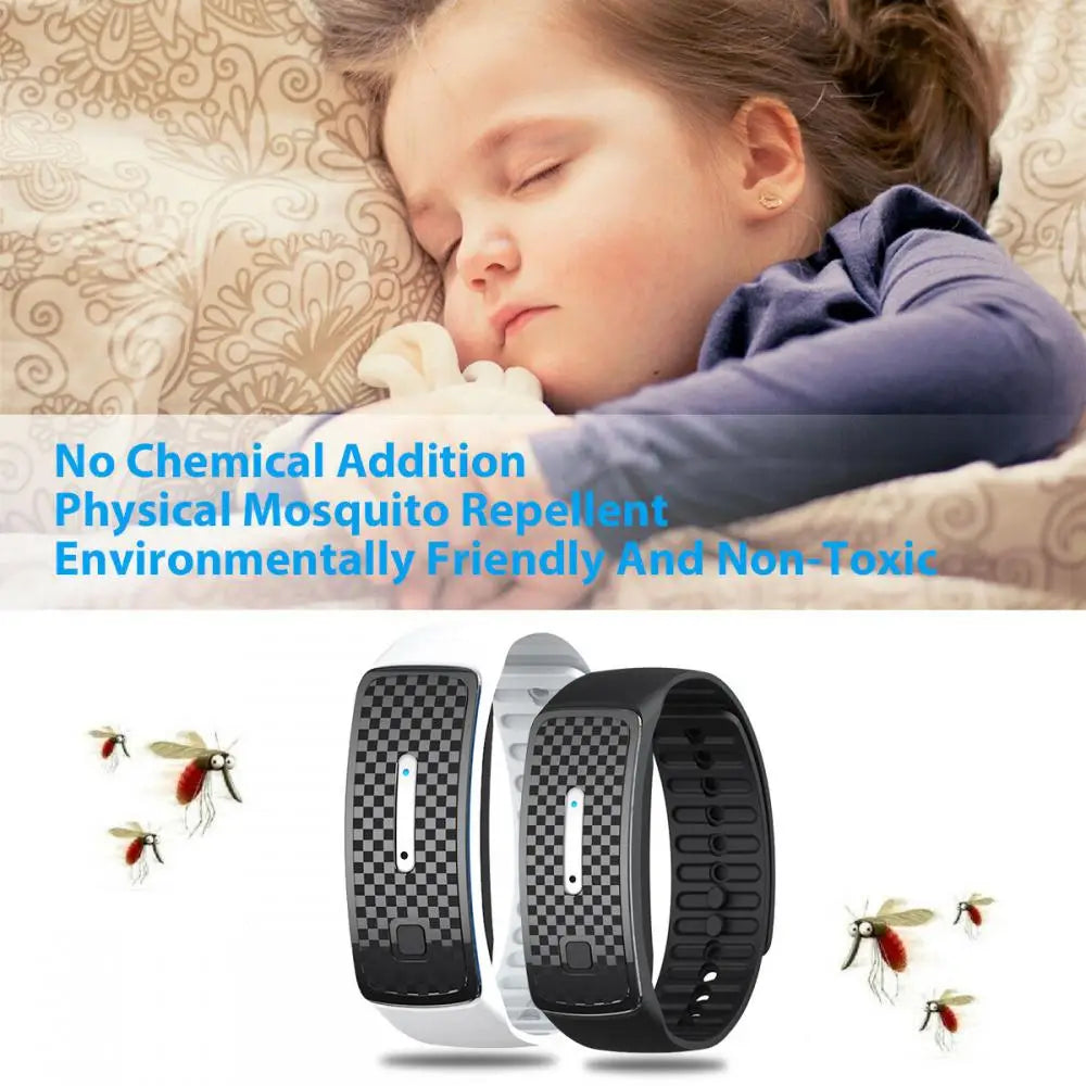 Ultrasonic Mosquito Repellent Wristband