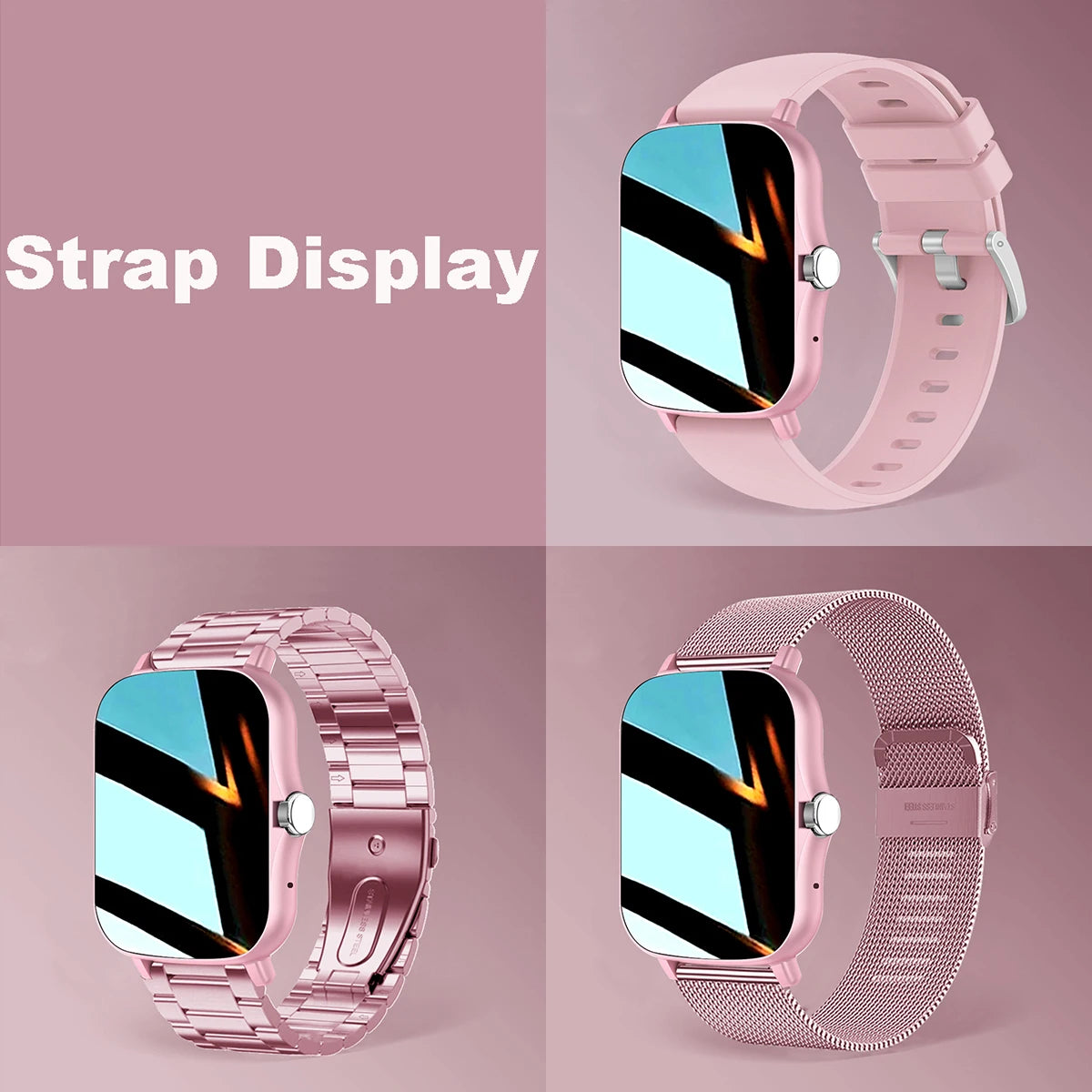 Touch Dial Square Smart Watch